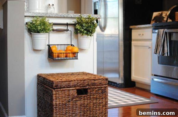 Hanging Rail Herb Garden