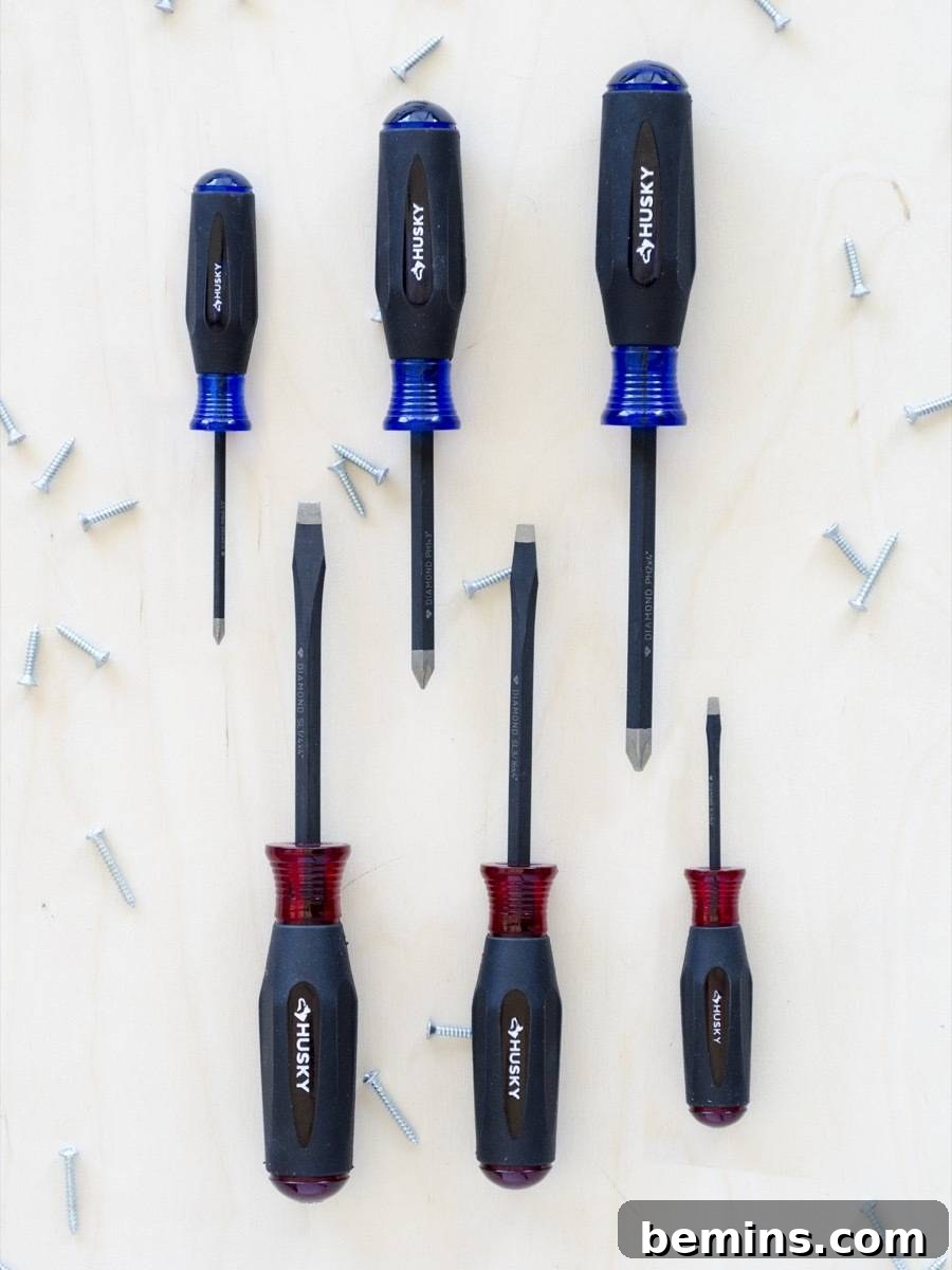 13 Dorm Essentials Your College Student Cant Live Without 6 Essential Dorm Kit: Husky Magnetic-Tipped Screwdriver Set for Furniture Assembly