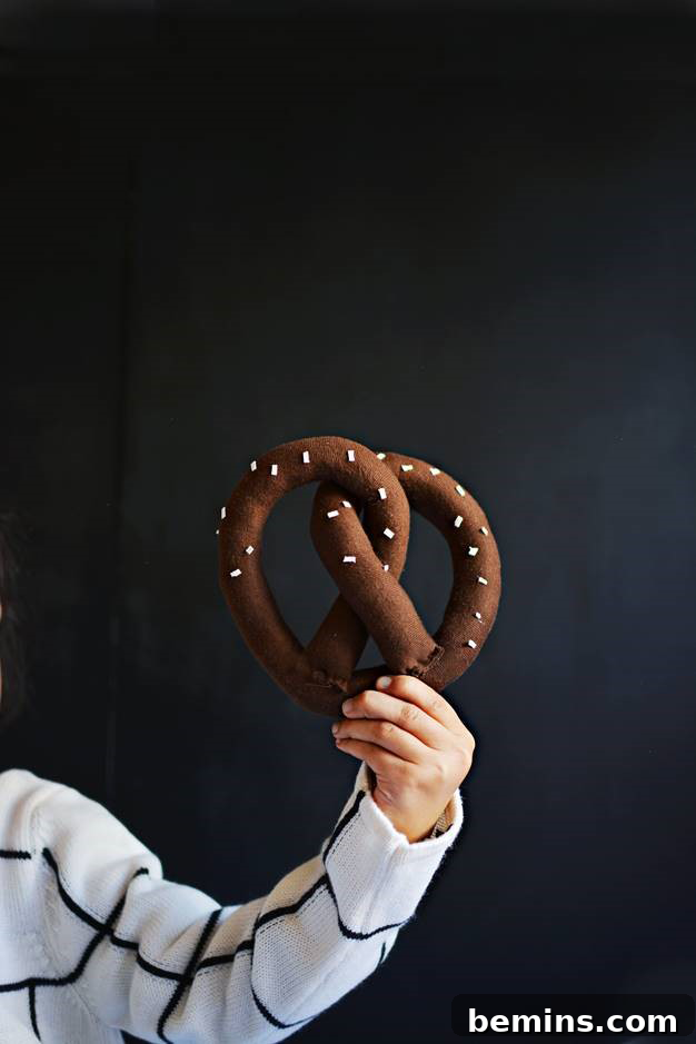 75 DIY Dorm Room Decor Ideas to Make It Your Own 24 Pretzel Throw Pillow