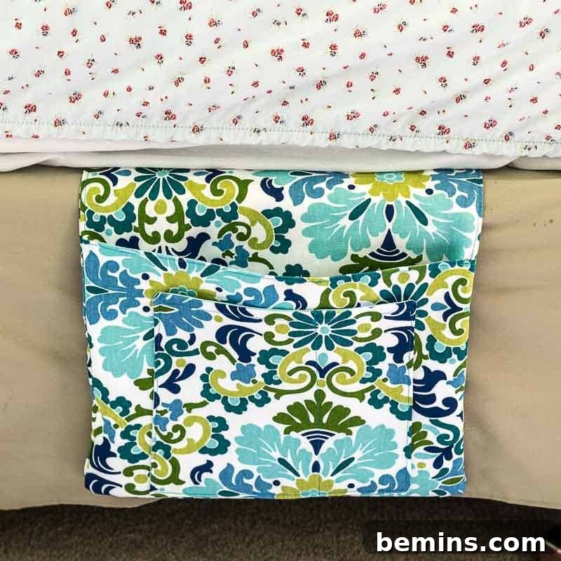 75 DIY Dorm Room Decor Ideas to Make It Your Own 27 Pocket Bed Caddy