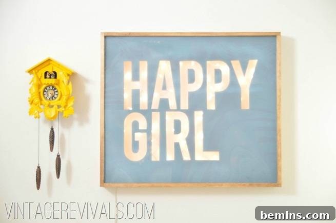 75 DIY Dorm Room Decor Ideas to Make It Your Own 29 DIY Light Box Sign