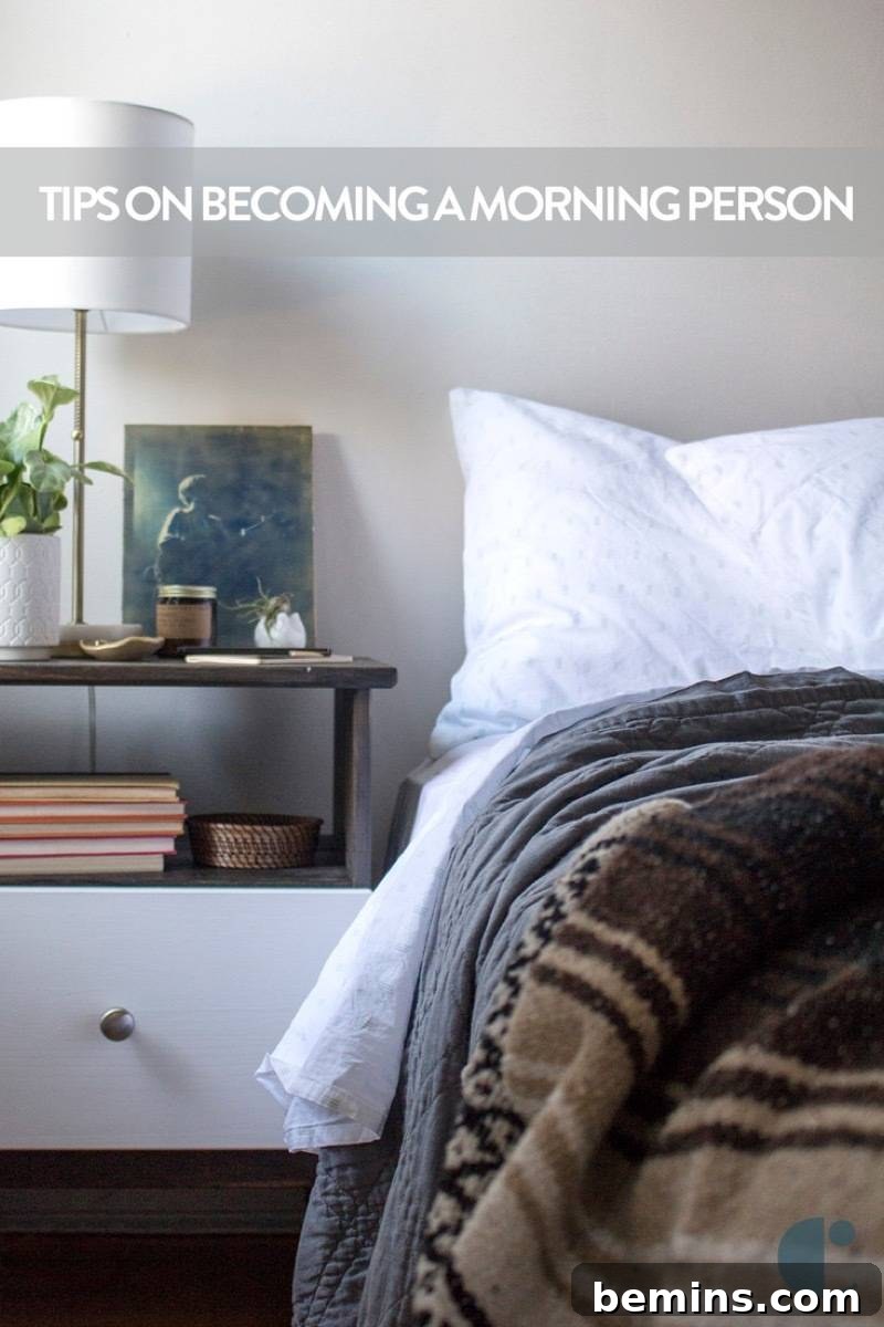 Learn how to transition from night owl to early bird with these tips.