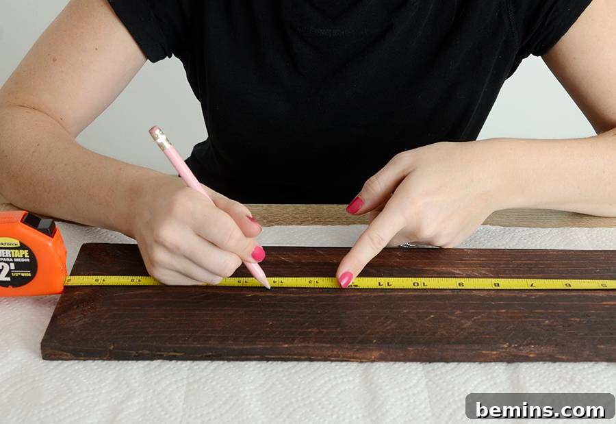 Measuring Magnet Placement for Knife Rack