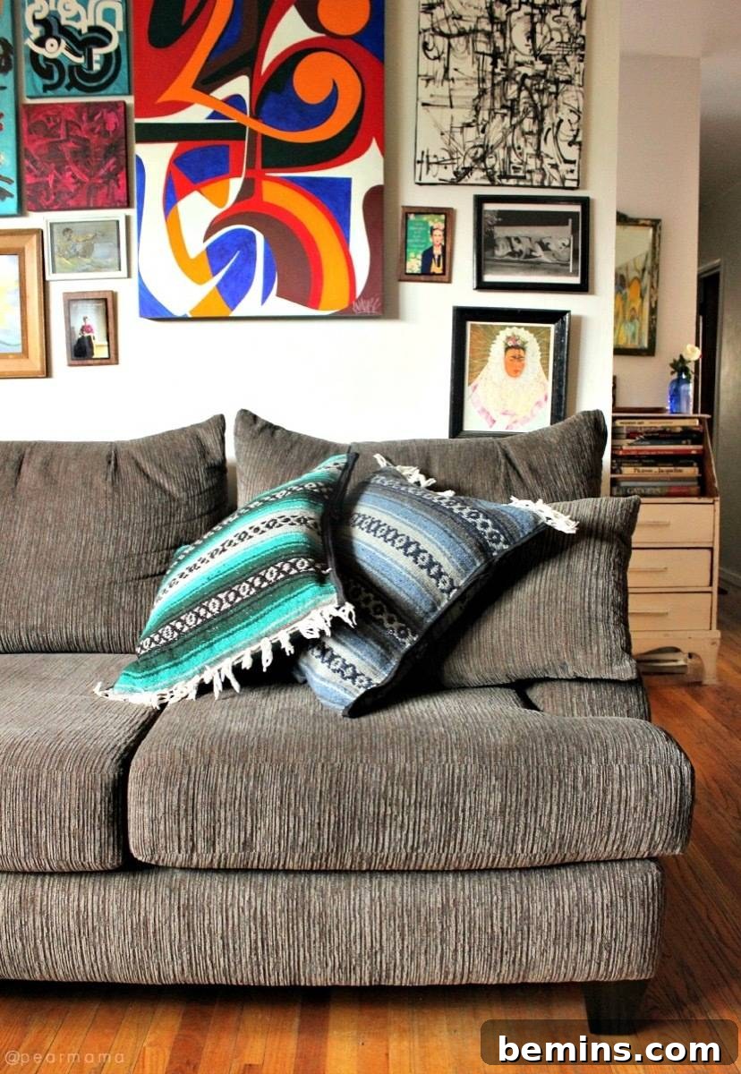 Serape pillows