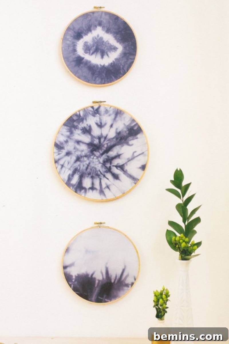 Embroidery hoop framing