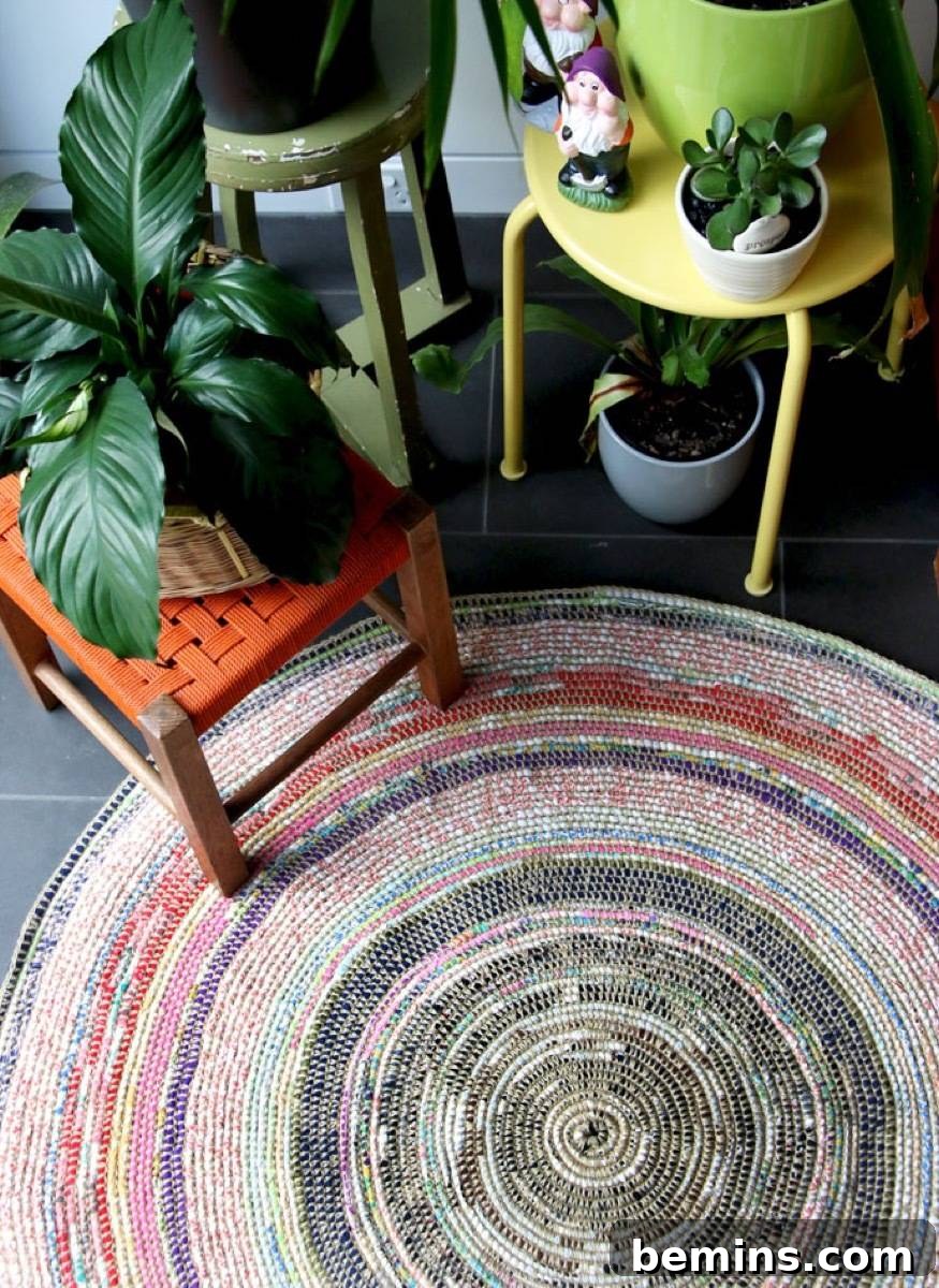 Coil rug