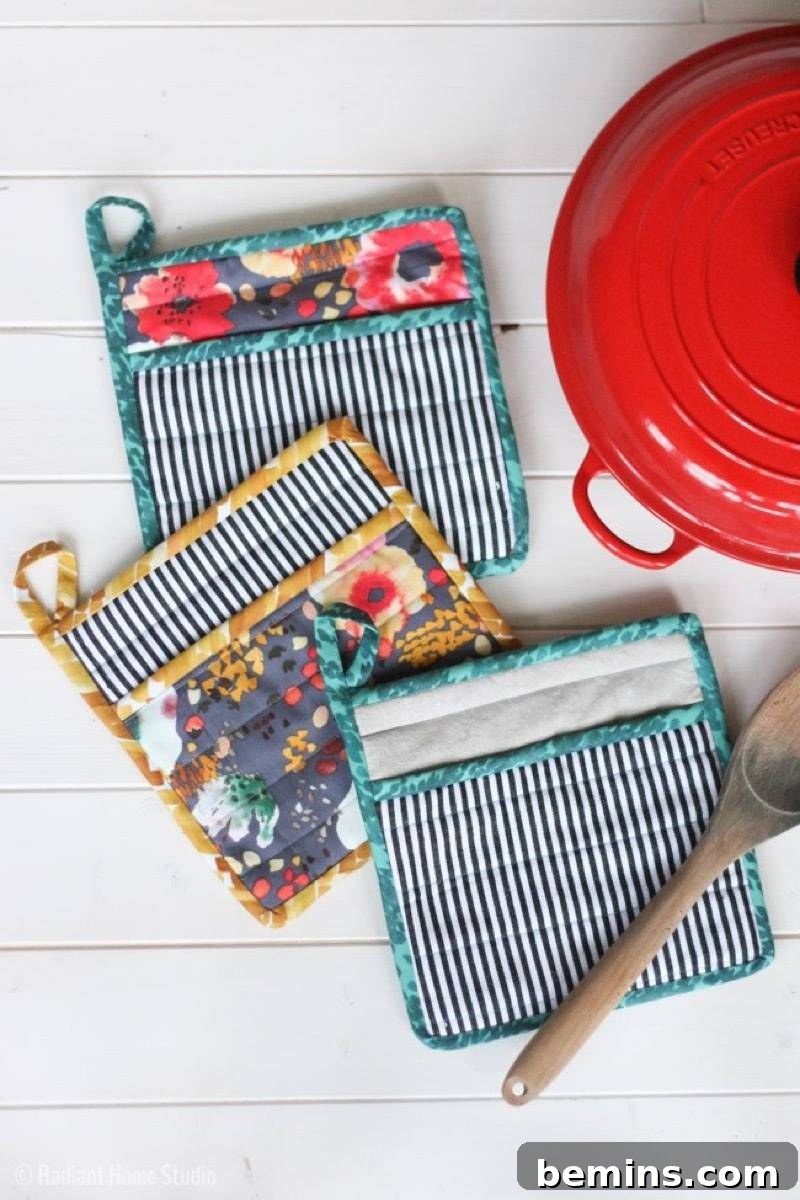 Pot holders tutorial