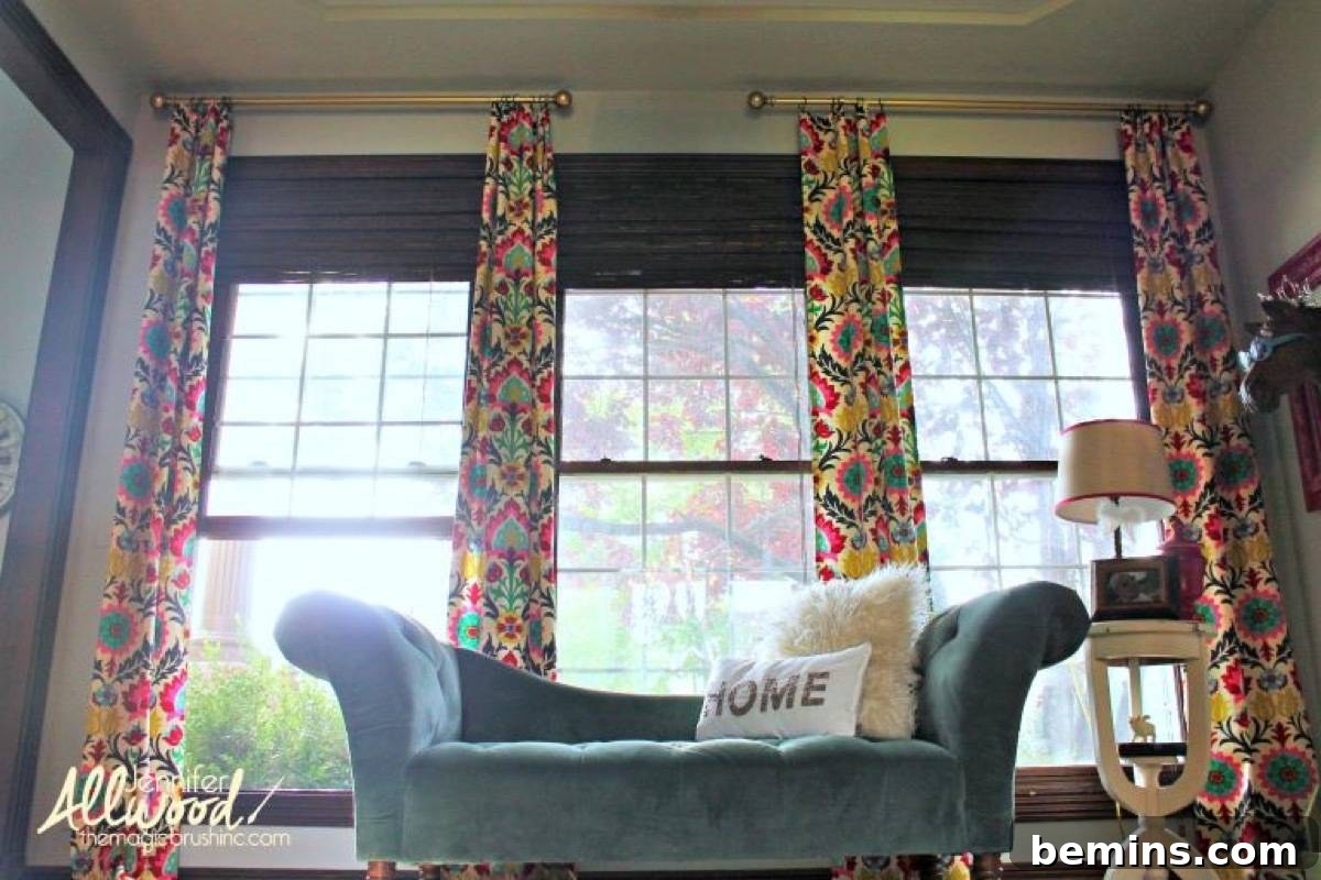 No-sew curtains