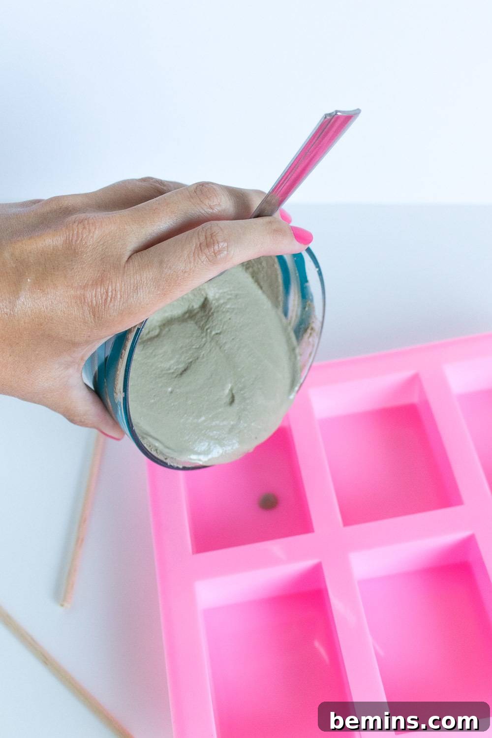 DIY concrete earring tree | Step 2