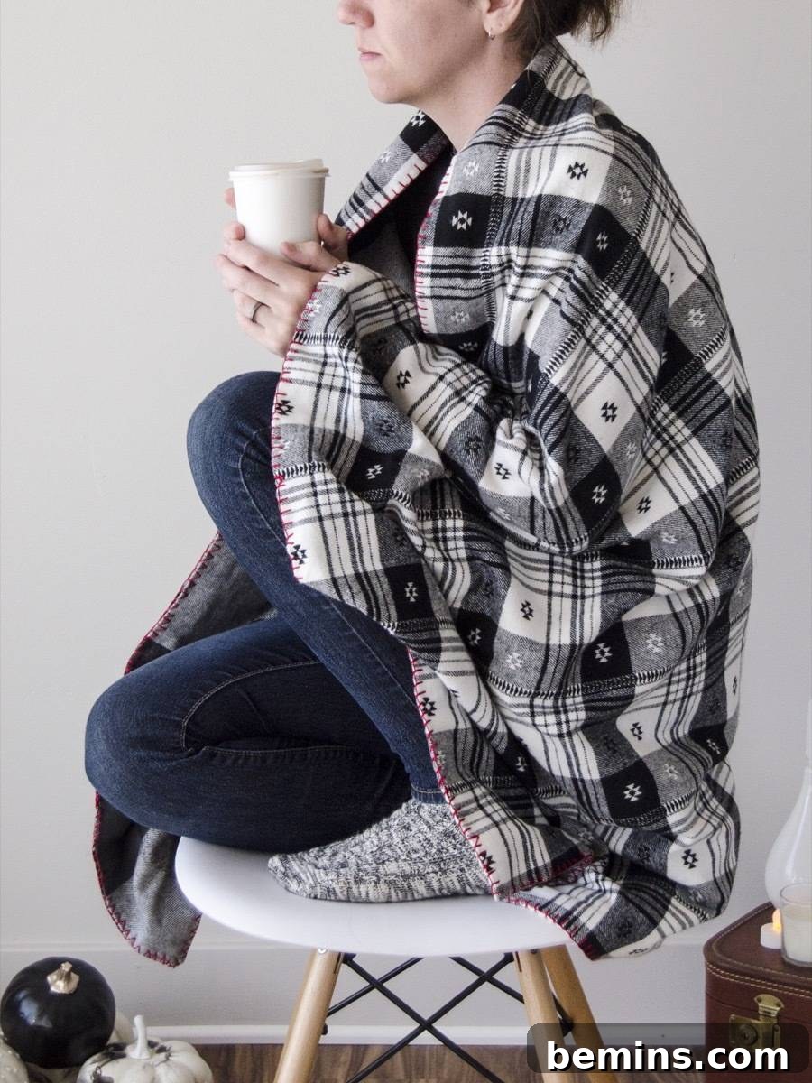 Snuggle Up in Your New Flannel Throw