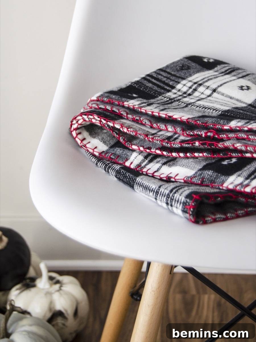 Handmade Flannel Blanket Gift