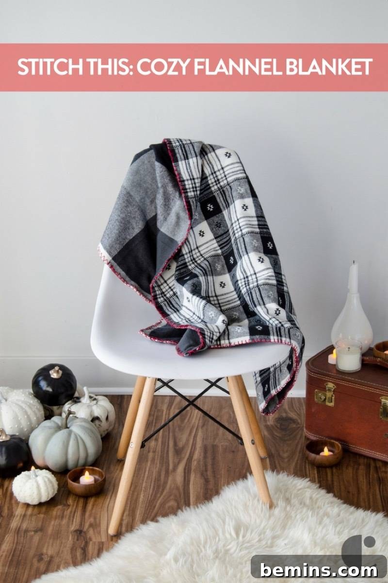 Learn How to Blanket Stitch Flannel