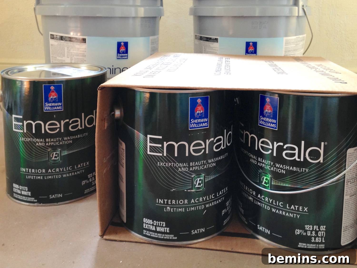 Emerald interior paint for the Curbly House (2017)