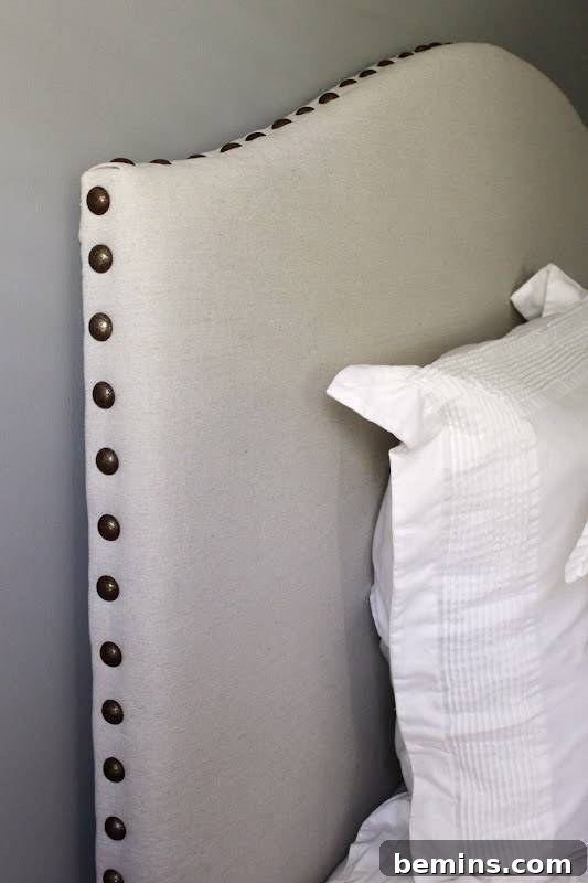 Nailhead Headboard DIY