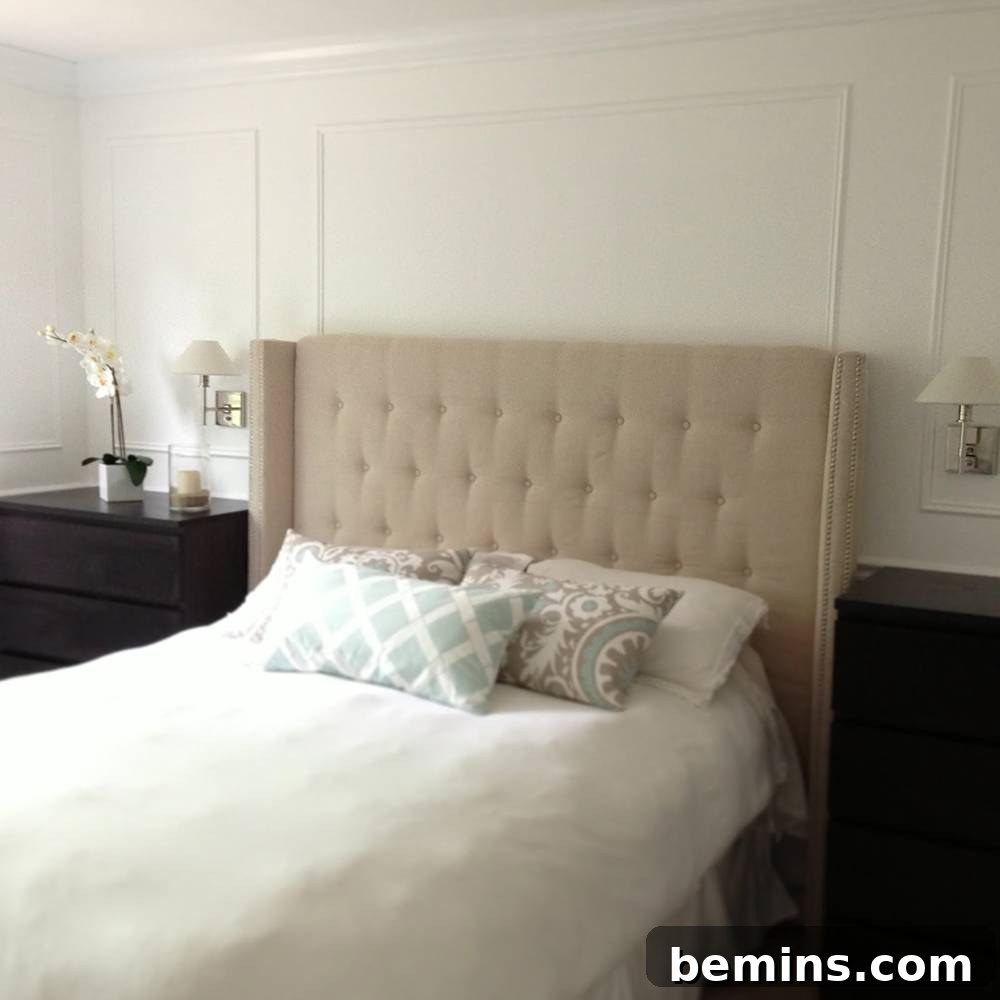 Tufted Nailhead Headboard DIY