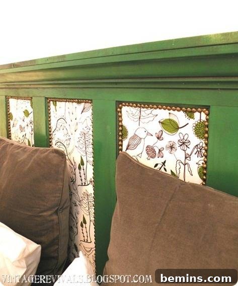 Old Door Headboard DIY