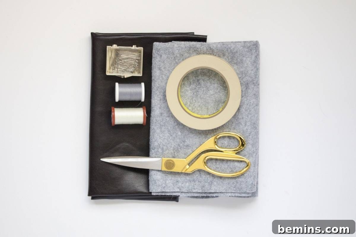 Effortless DIY Felt Placemats for a Minimalist Table 2 Materials needed to make felt placemats