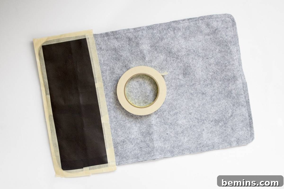 Effortless DIY Felt Placemats for a Minimalist Table 6 DIY Felt Placemats | Step 4