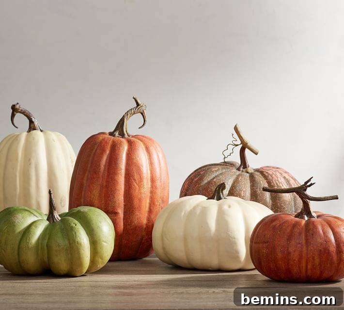 Faux Pumpkins: Traditional Fall Accents for Your Backyard