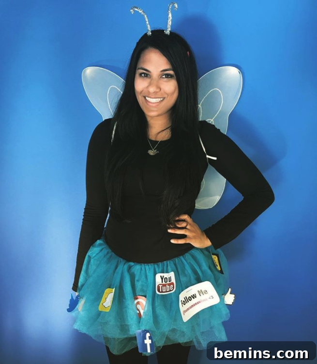Social Butterfly Halloween Costume