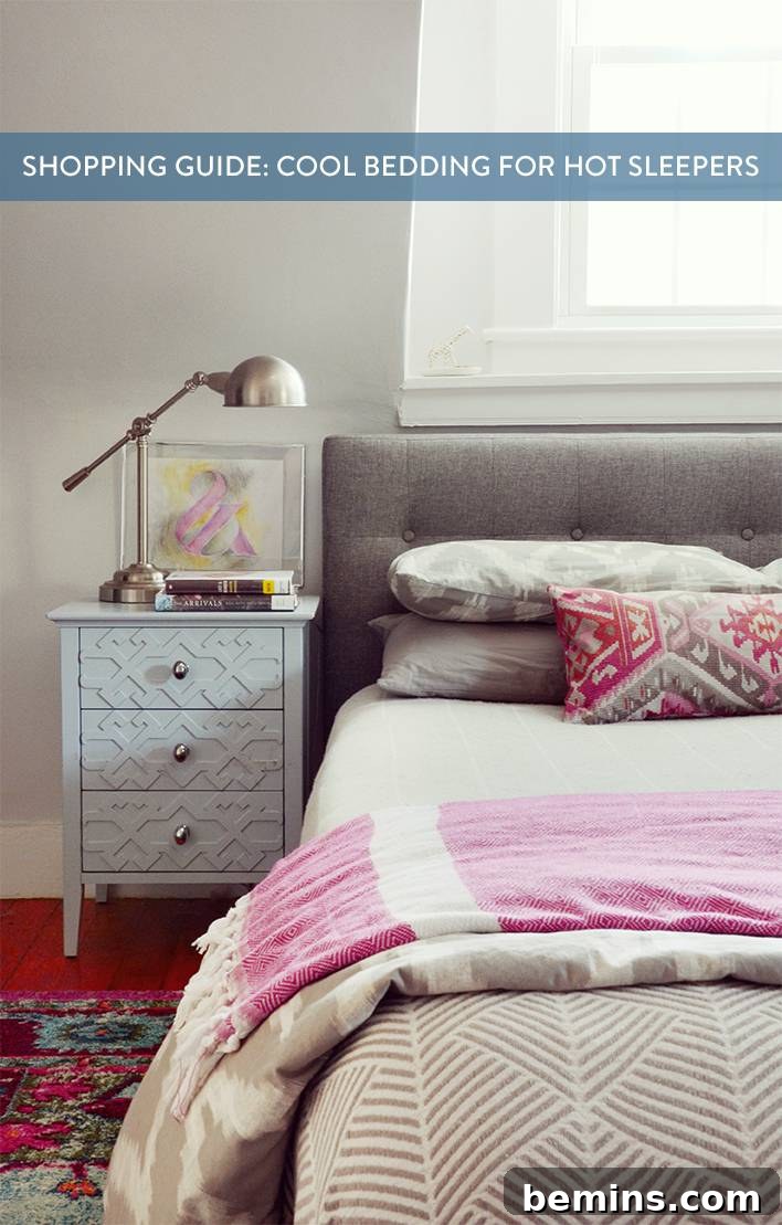 Chill Out in Style: The Ultimate Bedding Guide for Hot Sleepers 13 Pinterest Share Image: Guide to Stylish Bedding for Hot Sleepers