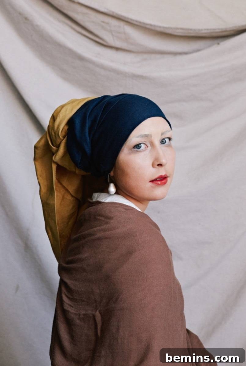 Girl with a Pearl Earring Painting Costume