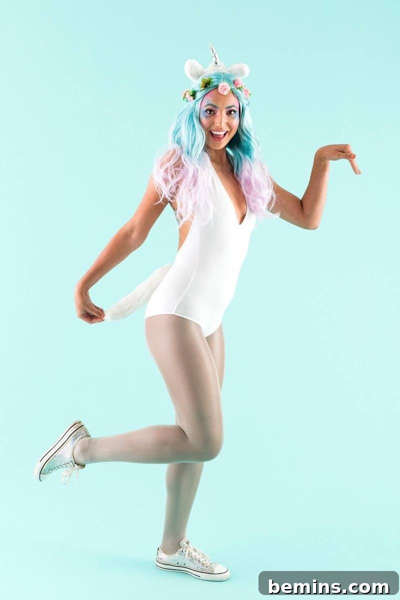Easy DIY Unicorn Costume