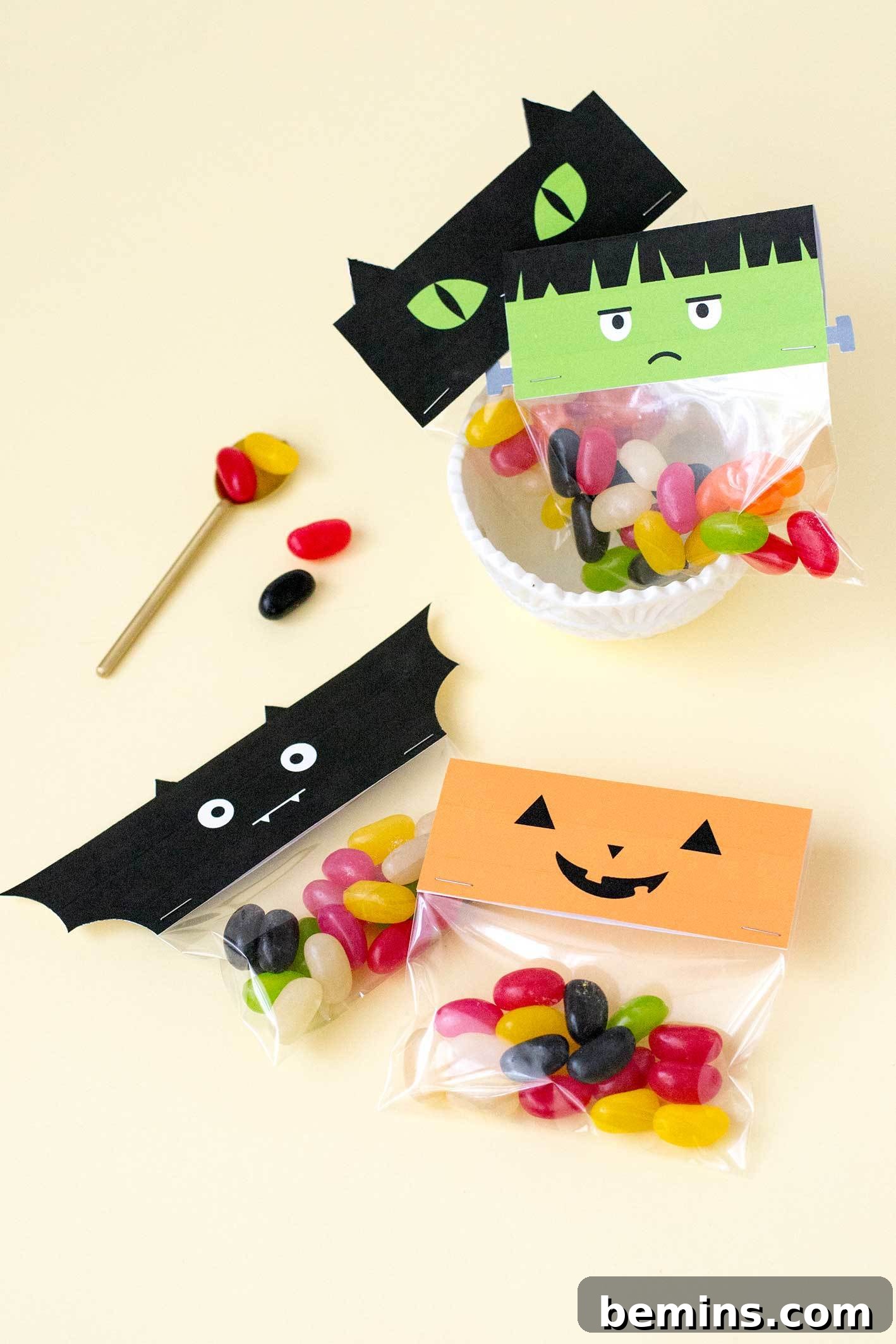Colorful Halloween Candy in a Bowl