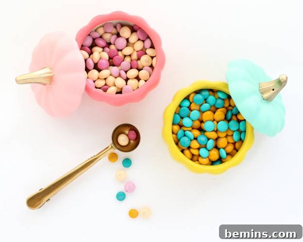 DIY Color Blocked Halloween Pumpkins