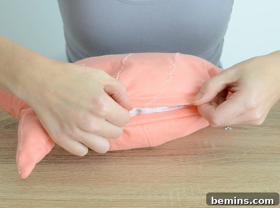 Sewing the Opening Closed