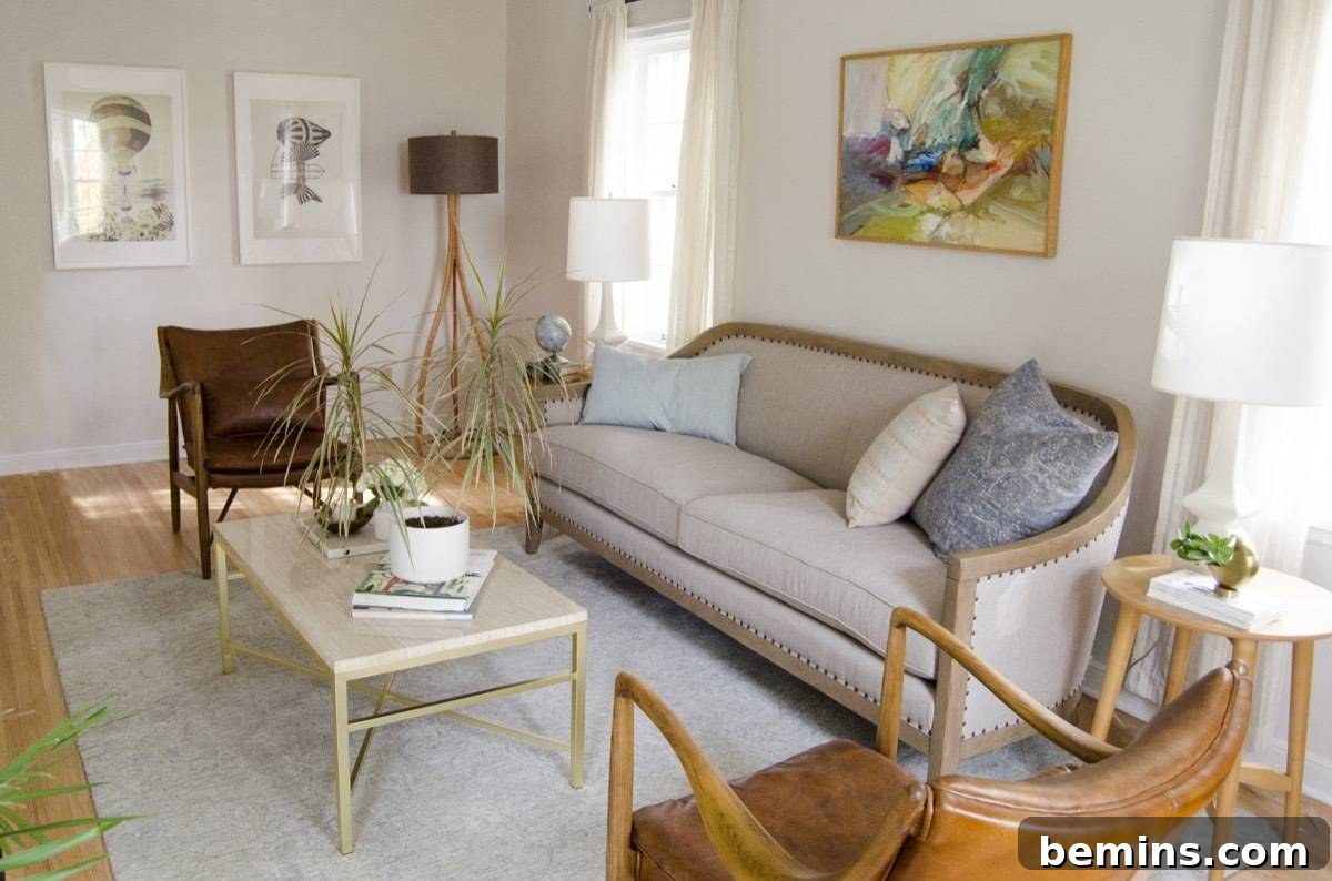 2017 Curbly House Living Room Makeover with Hayneedle