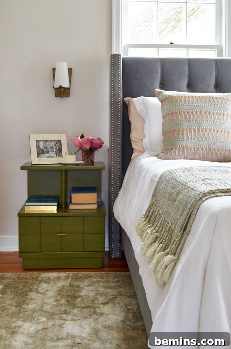 Styled Bedside Table