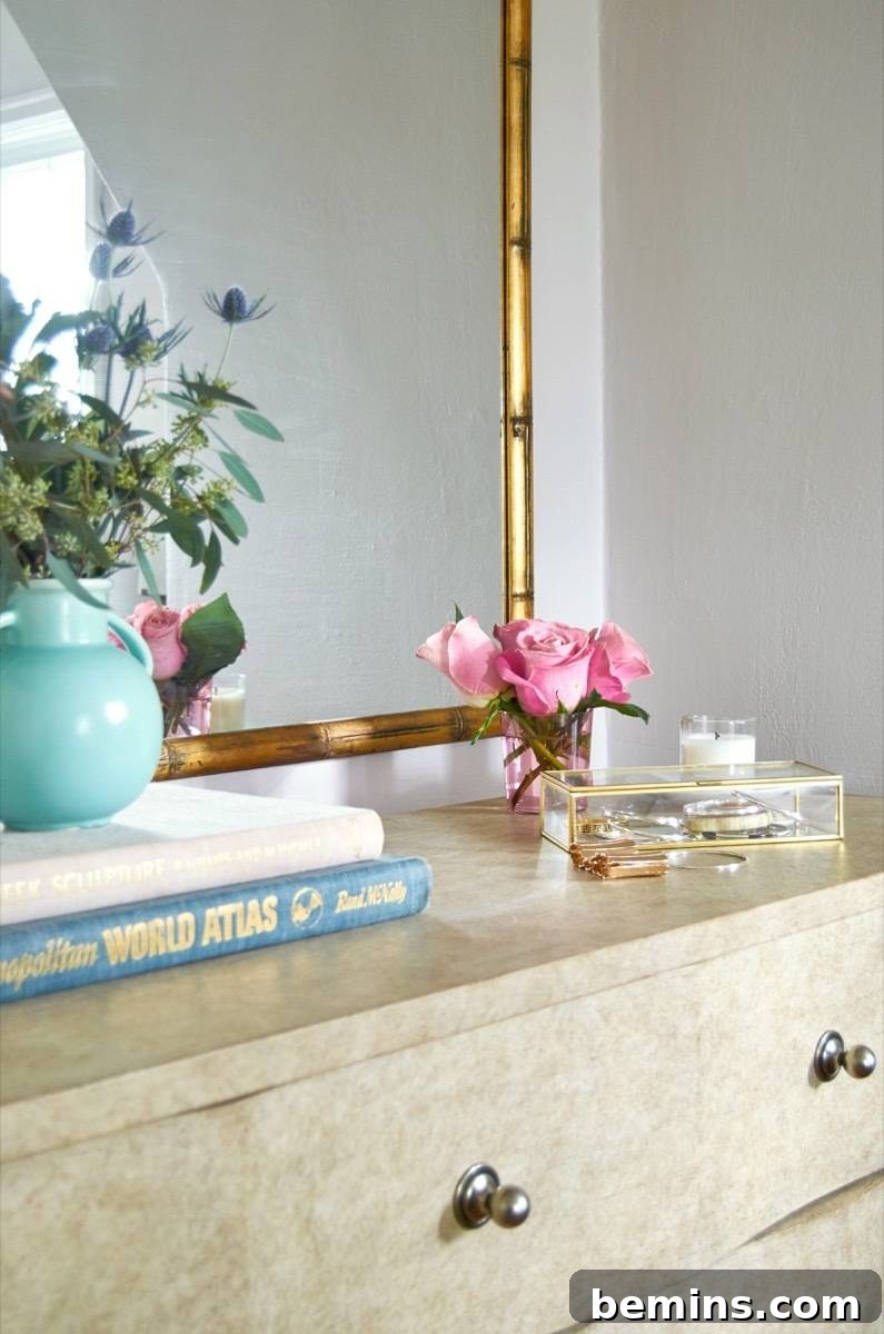 Marble Front Drawers Detail