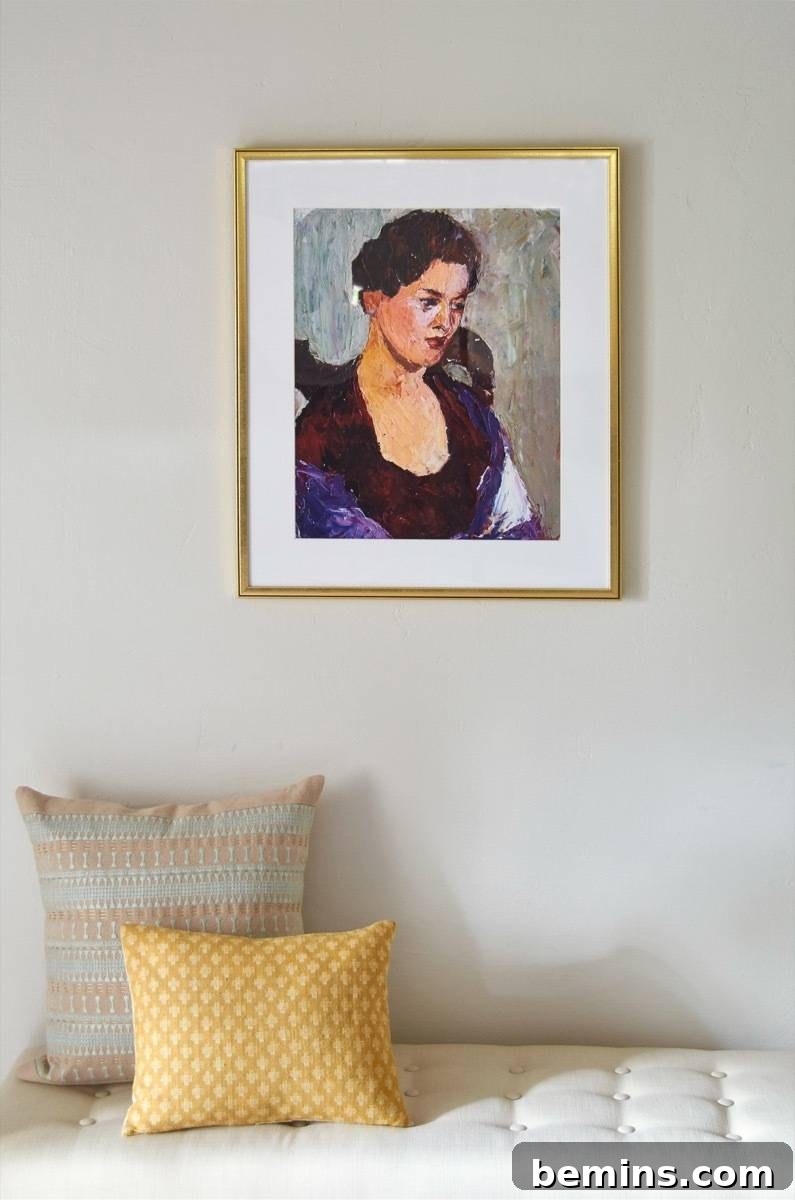 Wall Art, Woman Portrait Detail