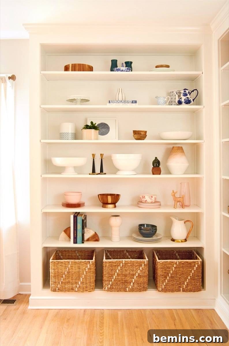 Styled Open Shelving