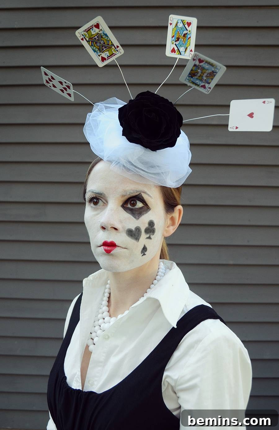 DIY Poker Face Halloween Costume
