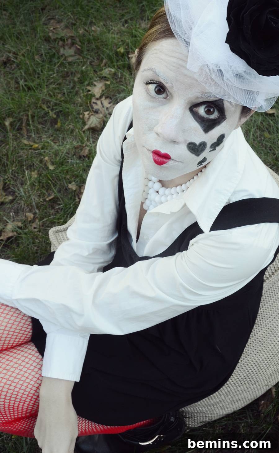 DIY Poker Face Halloween Costume