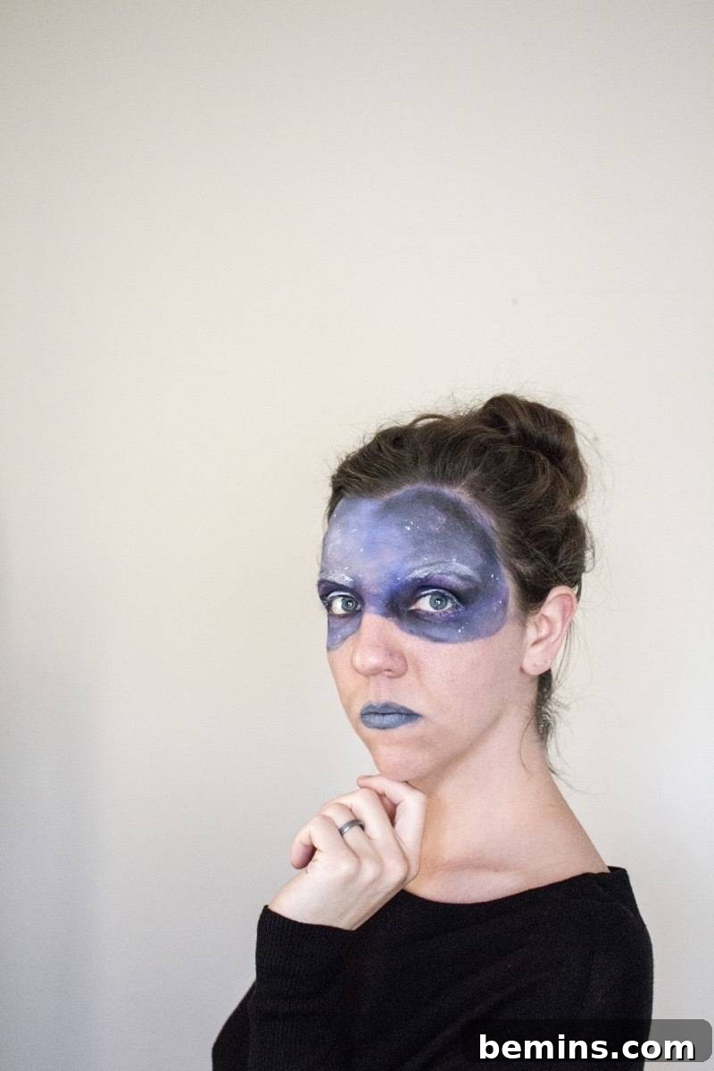 Galaxy Face Paint Details
