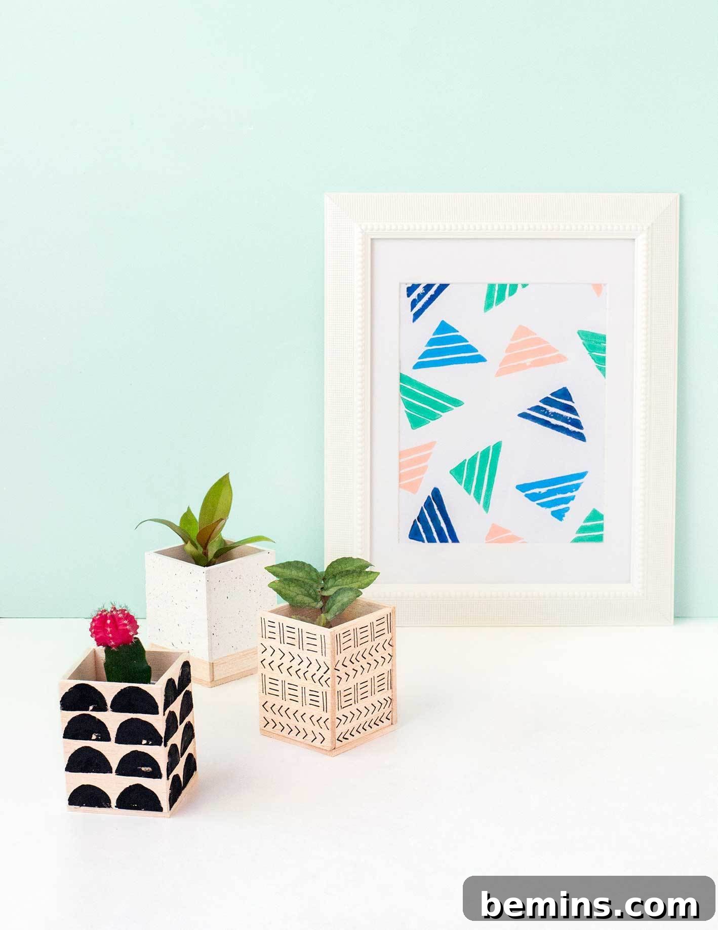 DIY Balsa Wood Planters - Step-by-step guide