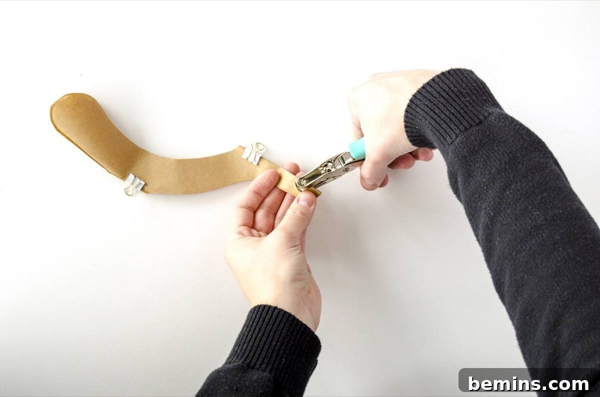 Wishbone Garland: Step 3 - Cutting Complete