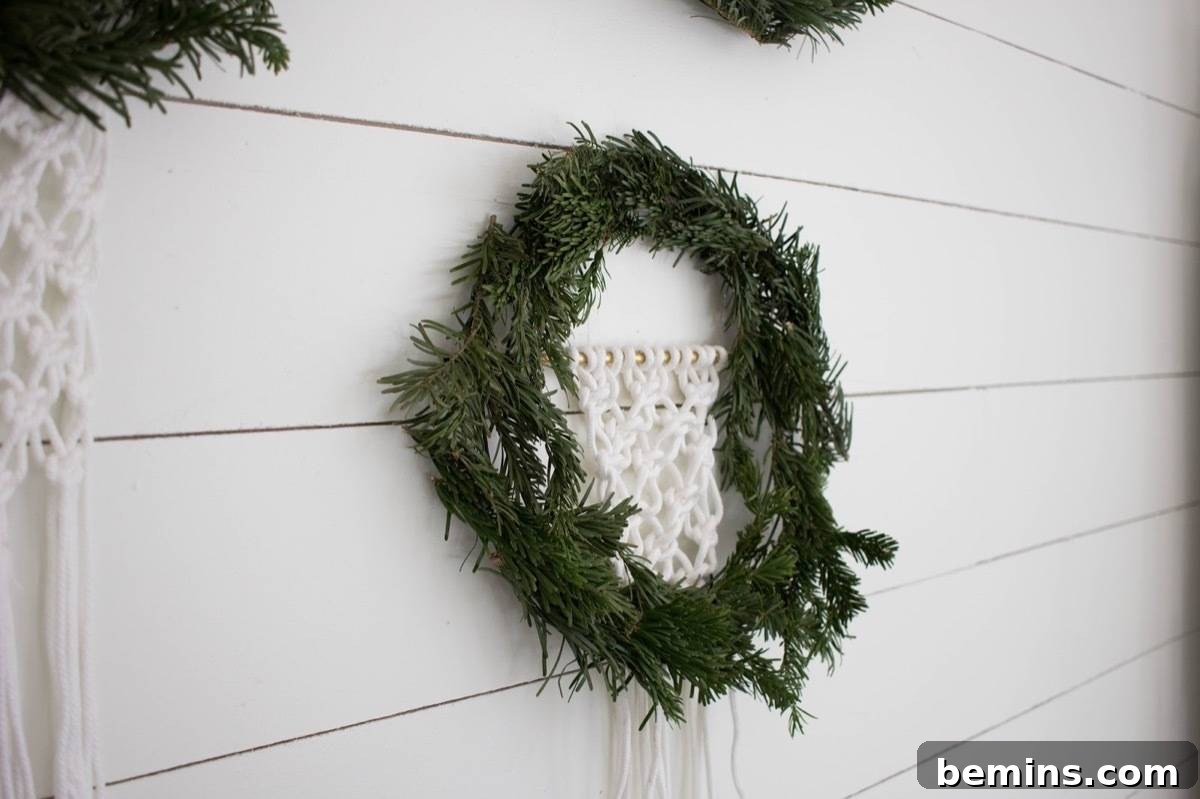 Macrame wreath