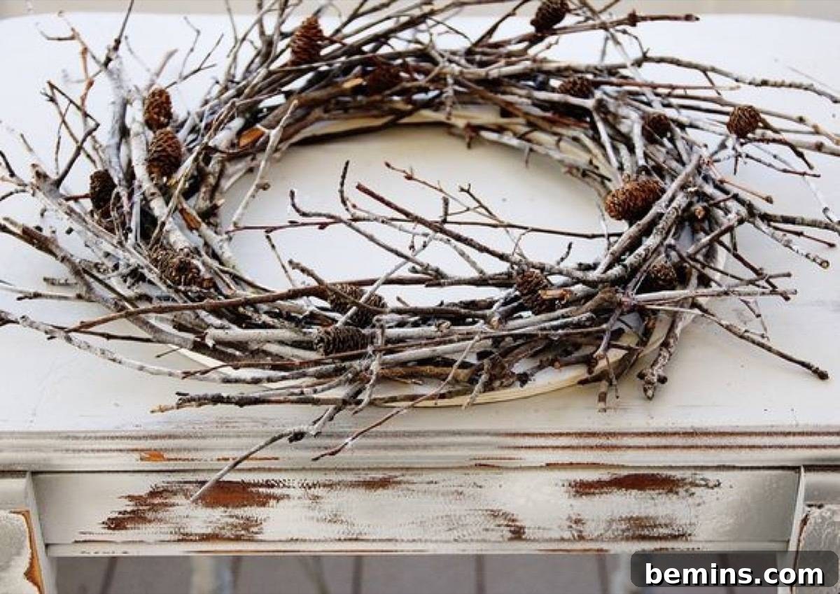 Twig wreath