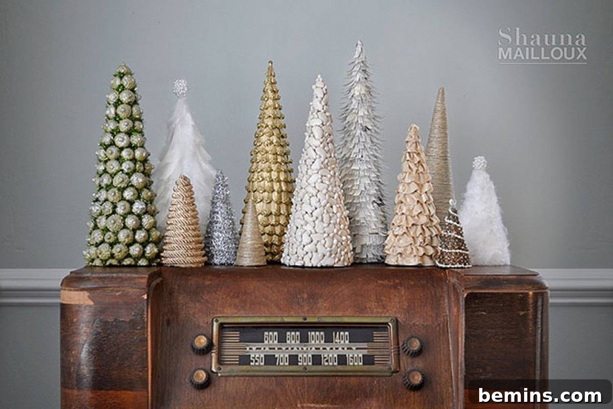 Handmade tabletop trees