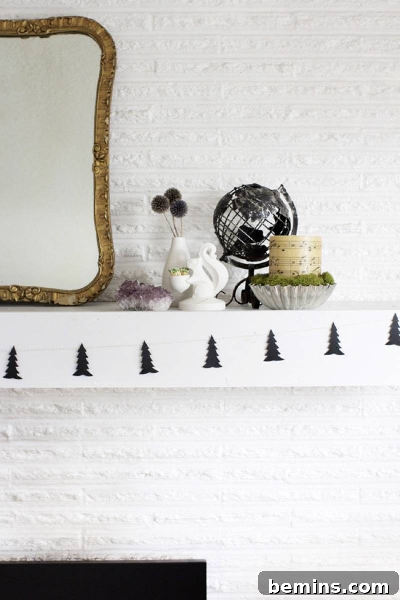 Minimal Scandinavian garland
