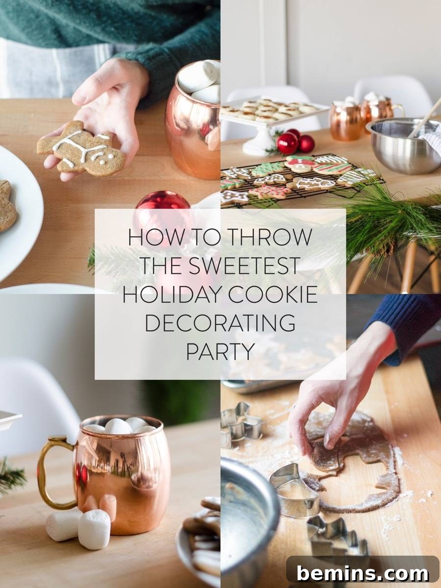 How to Host an Unforgettable Cookie Decorating Bash 13 Happy holidays! Here are our tips for throwing an excellent holiday party filled with cookies!