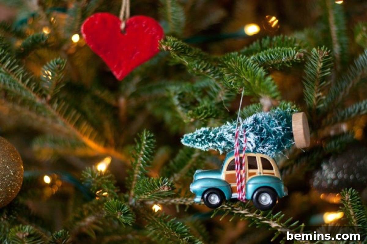 Car and Tree Ornament