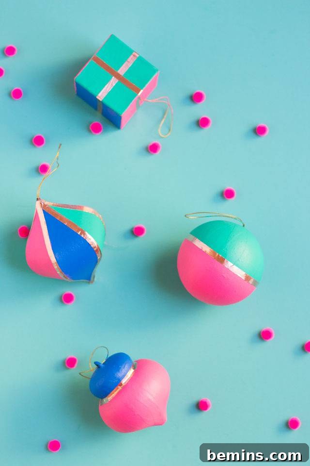 Colorful Modern Ornaments