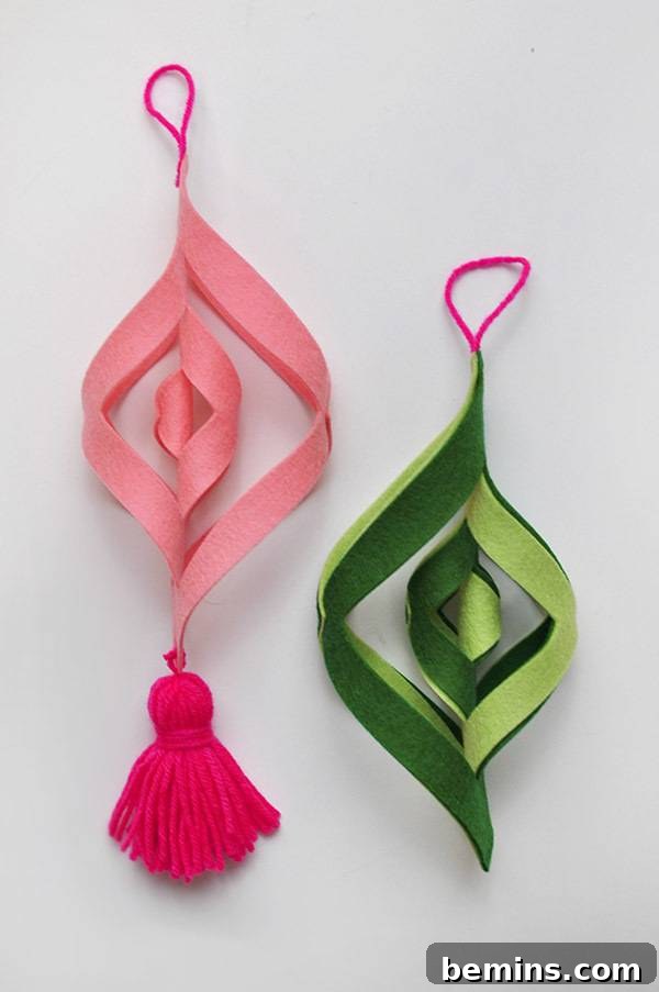 Felt ornaments
