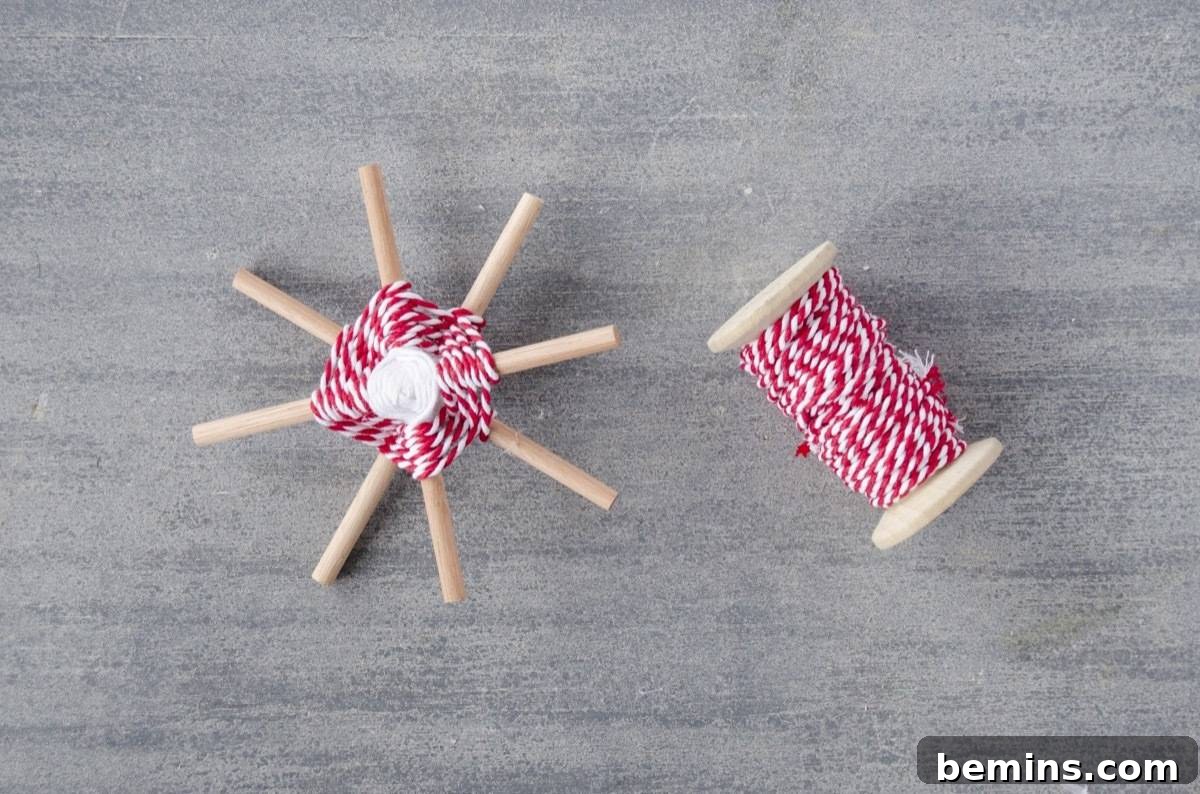 DIY Christmas Ornaments | God's Eye | Step 4