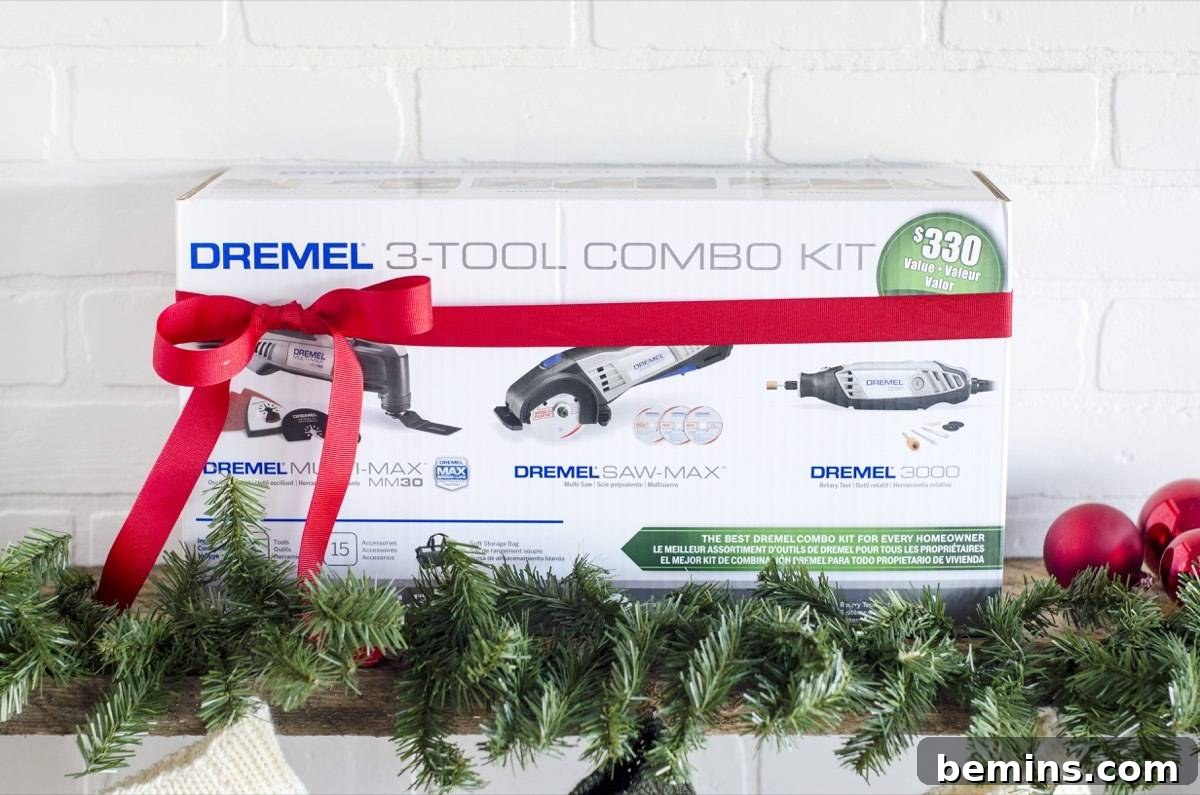 The Dremel 3-Tool Combo Kit: The ultimate Christmas present for DIY enthusiasts!